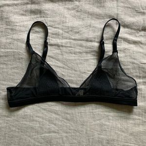 La Perla mesh triangle bralette
